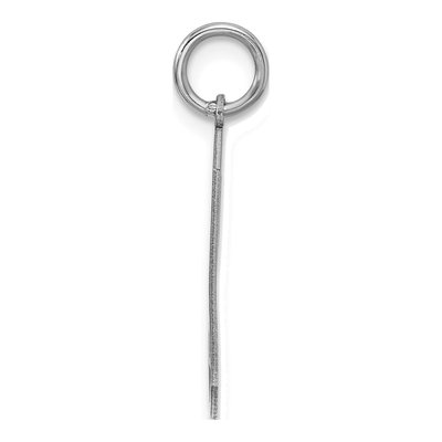 Sterling Silver Number 9 Charm – view 3