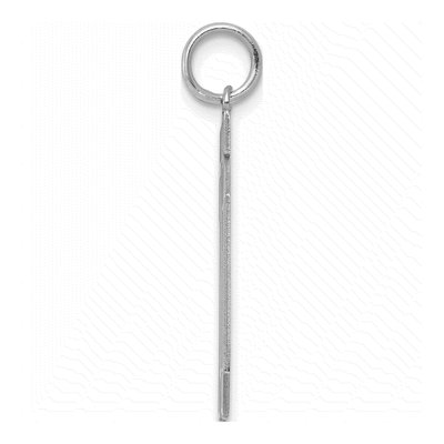 Sterling Silver Number 10 Pendant – view 3