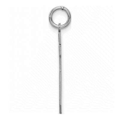 Sterling Silver Number 15 Pendant – view 3