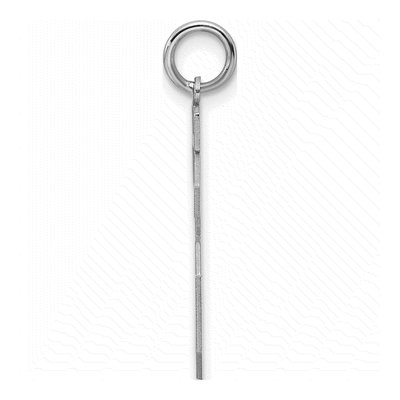 Sterling Silver Number 16 Charm – view 3