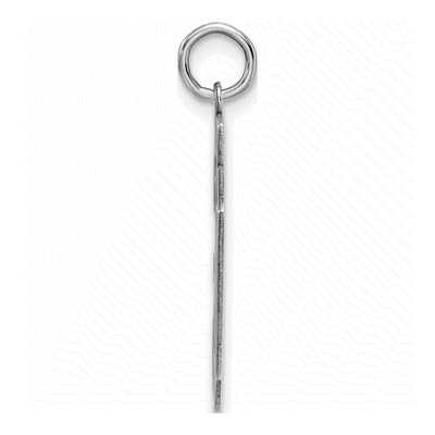 Sterling Silver Number 30 Charm – view 3