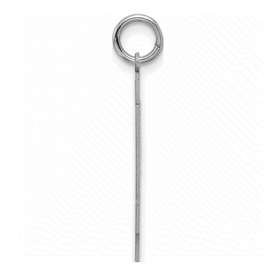 Sterling Silver Number 44 Charm – view 3