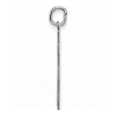 Sterling Silver Number 85 Charm – view 3