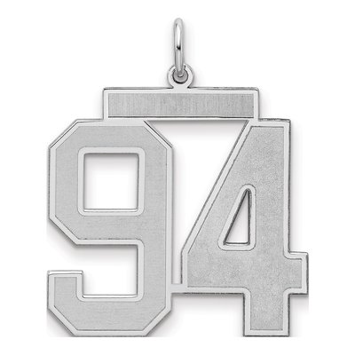 Sterling Silver Number 94 Charm