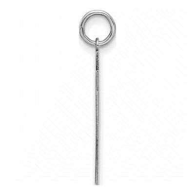 Sterling Silver Number 97 Pendant – view 3