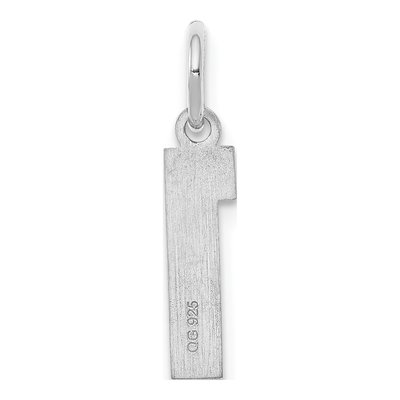 Sterling Silver Number 1 Pendant – view 4