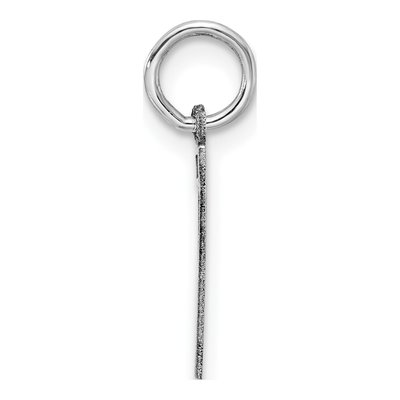 Sterling Silver Number 7 Pendant – view 3