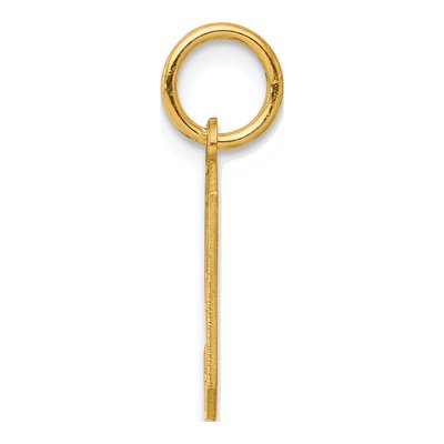 Sterling Silver Gold-Plated Number 9 Charm – view 2