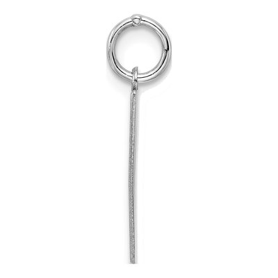 Sterling Silver Number 11 Pendant – view 3