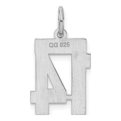 Sterling Silver Number 14 Pendant – view 5