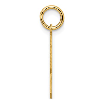 Sterling Silver Gold-Plated Number 33 Charm – view 2