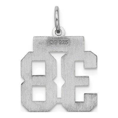 Sterling Silver Number 38 Charm – view 5