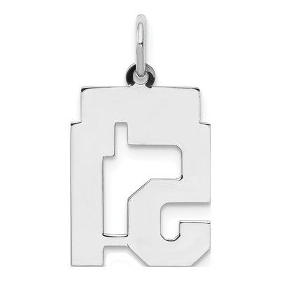 Sterling Silver Number 51 Charm – view 4