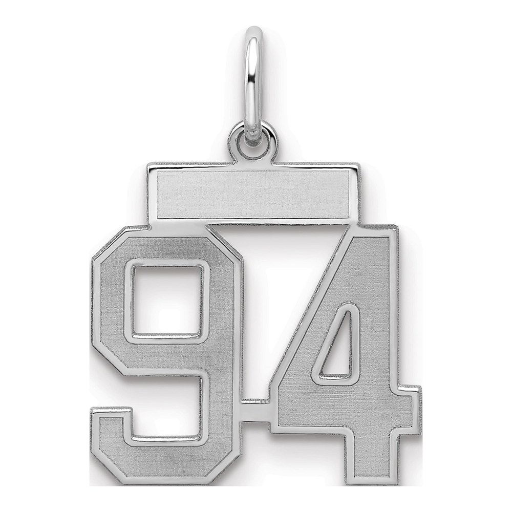 Sterling Silver Number 94 Charm