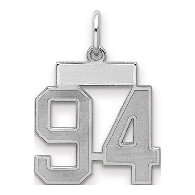 Sterling Silver Number 94 Charm