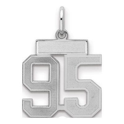 Sterling Silver Number 95 Charm