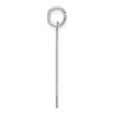 Sterling Silver Number 0 Charm – view 3