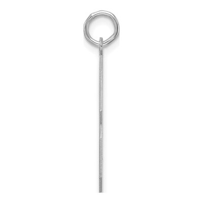 Sterling Silver Number 3 Charm – view 3
