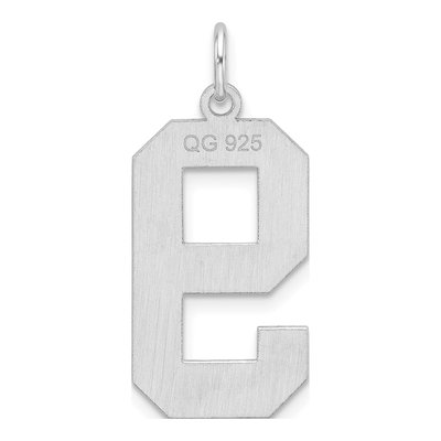 Sterling Silver Number 9 Pendant – view 4