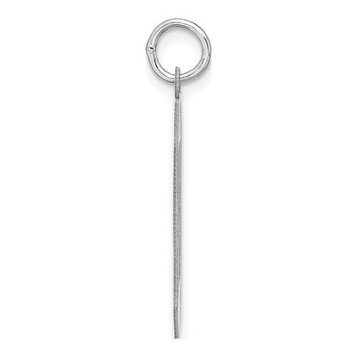Sterling Silver Number 0 Charm – view 3