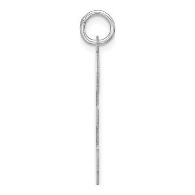 Sterling Silver Number 3 Charm – view 3