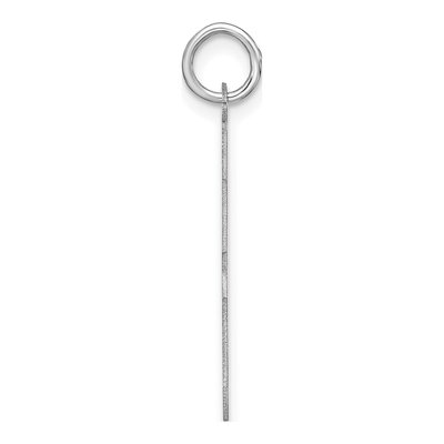 Sterling Silver Number 8 Charm – view 3