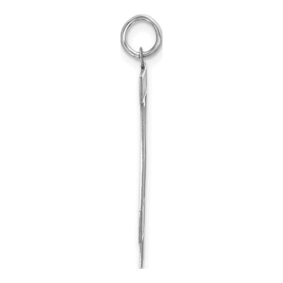 Sterling Silver Number 44 Charm Pendant – view 2