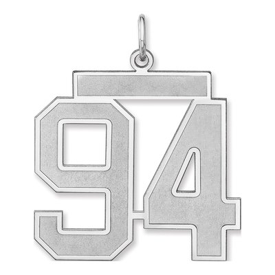 Sterling Silver Number 94 Charm