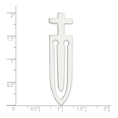 Sterling Silver Cross Book Mark – view 4