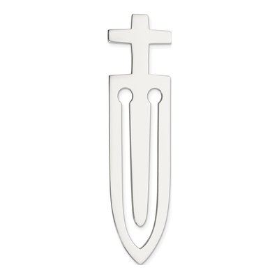 Sterling Silver Cross Book Mark