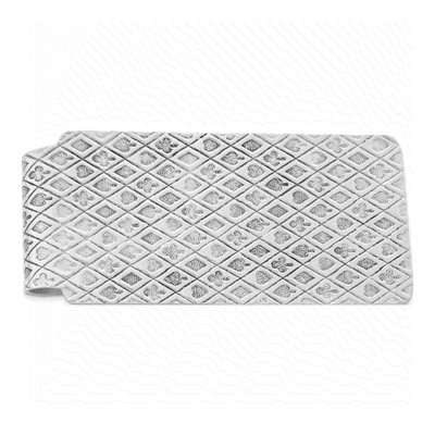 Sterling Silver Rhodium-Plated Money Clip for Men