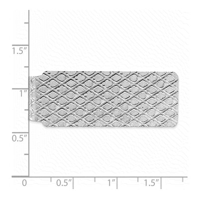 Men's Sterling Silver Rhodium-Plated Money Clip – view 3