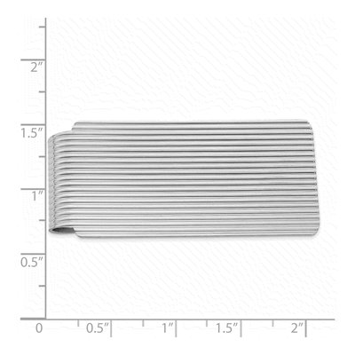 Sterling Silver Rhodium-Plated Money Clip – view 3