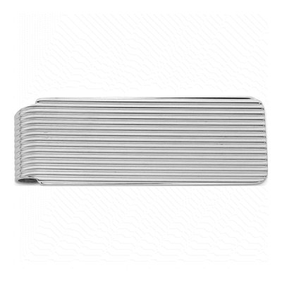 Sterling Silver Rhodium-Plated Money Clip