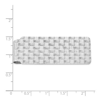 Men's Sterling Silver Rhodium-Plated Money Clip – view 3