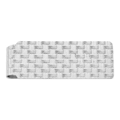 Men's Sterling Silver Rhodium-Plated Money Clip