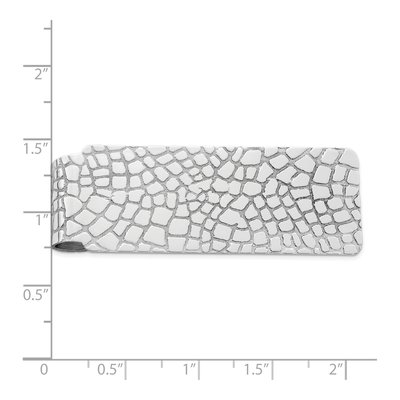 Men's Sterling Silver Rhodium-Plated Money Clip – view 3