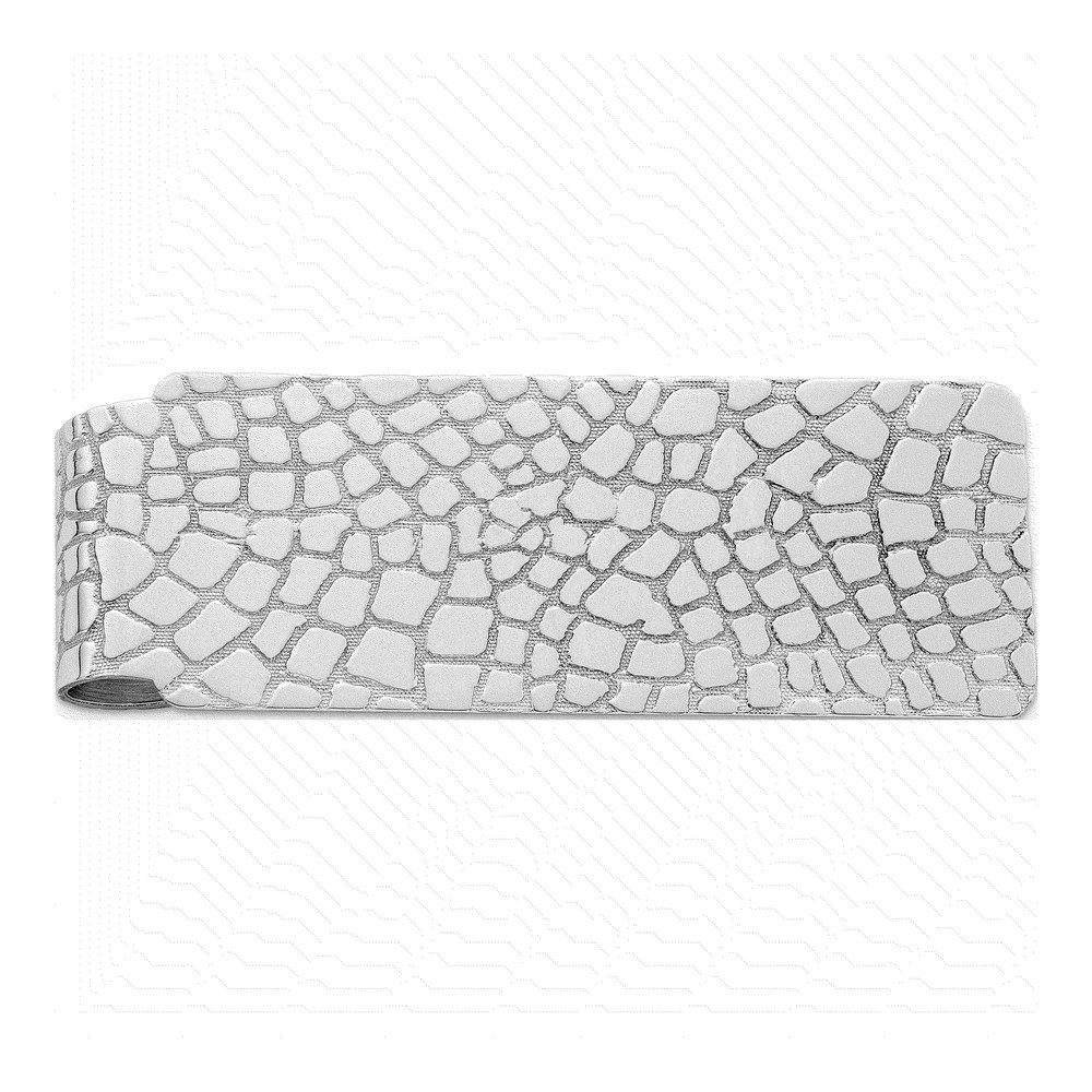 Men's Sterling Silver Rhodium-Plated Money Clip