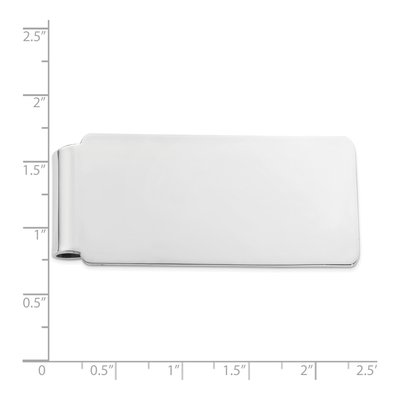 Sterling Silver Rhodium-Plated Money Clip – view 3