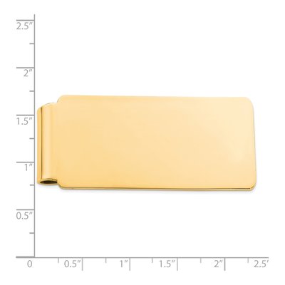 Sterling Silver Gold-Plated Money Clip – view 2
