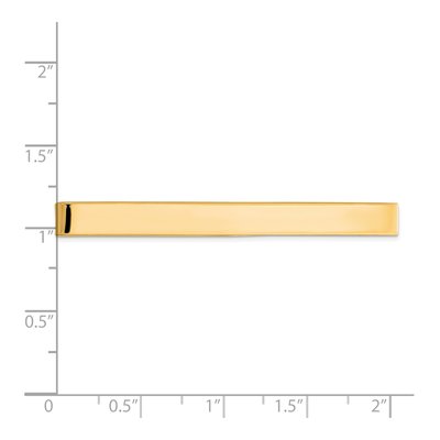 Sterling Silver Gold-Plated Tie Bar for Men – view 2