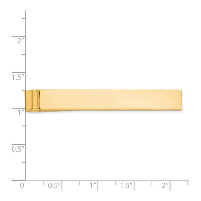 Sterling Silver Gold-Plated Tie Bar – view 2