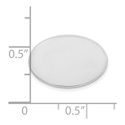 Sterling Silver Rhodium-Plated Tie Tac for Men – view 4