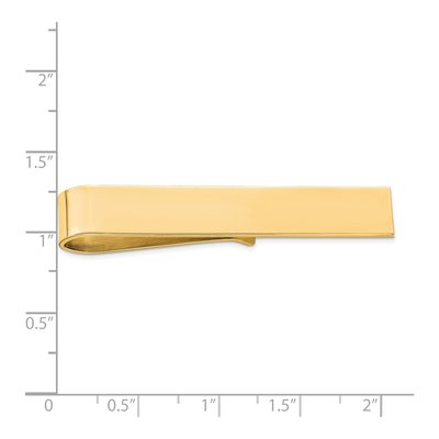 Sterling Silver Gold-Plated Tie Bar for Men – view 2
