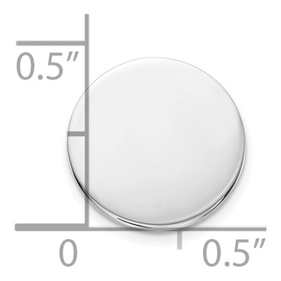Men's Sterling Silver Rhodium-Plated Tie Tac – view 4