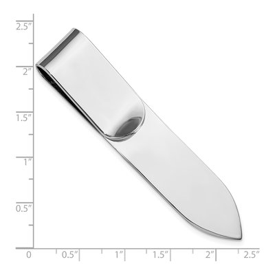 Sterling Silver Rhodium-Plated Bookmark, Engravable – view 4