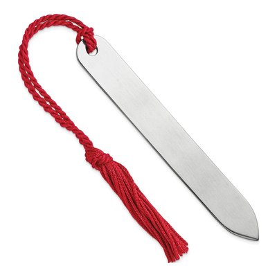 Sterling Silver Bookmark with Tassel – view 3