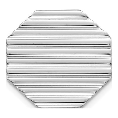 Sterling Silver Rhodium-Plated Tie Tac for Men