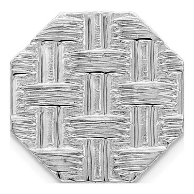 Men's Sterling Silver Rhodium-Plated Tie Tac
