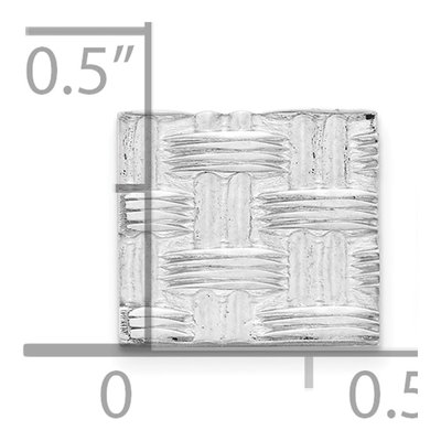 Men's Sterling Silver Rhodium Tie Tac – view 4